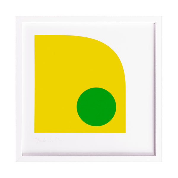 Dervla Clarke, Green + Yellow Shapes 02A