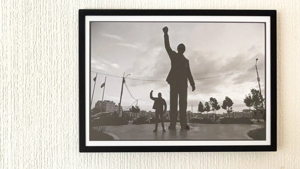 Louis Scully, Mohamad at Mandela Square, Ramallah, Palestine