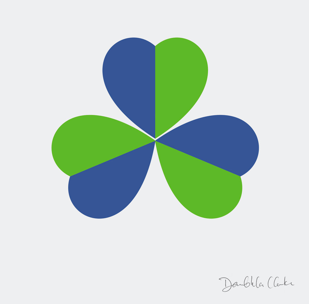 Dervla Clarke, Shamrock, Blue+Green