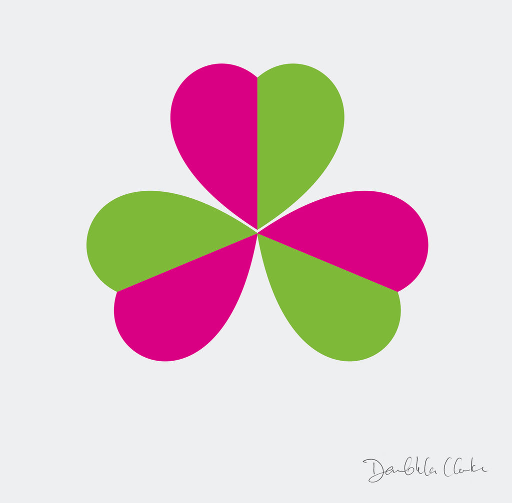 Dervla Clarke, Shamrock, Pink+Green