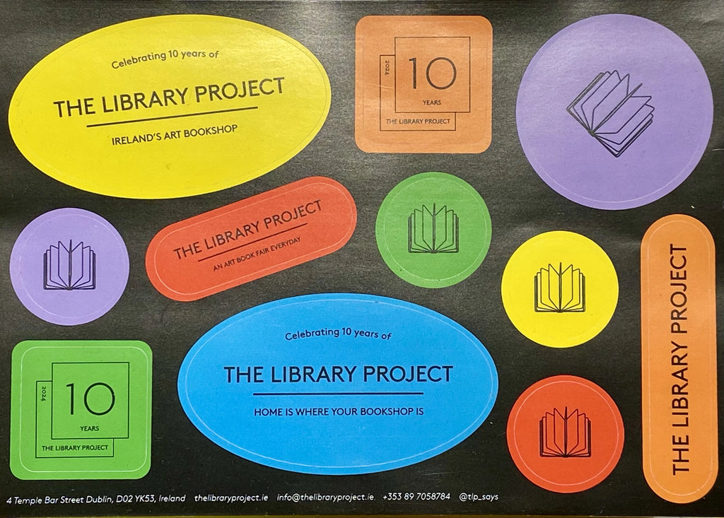 Celebrating 10 Years of The Library Project Sticker Sheet