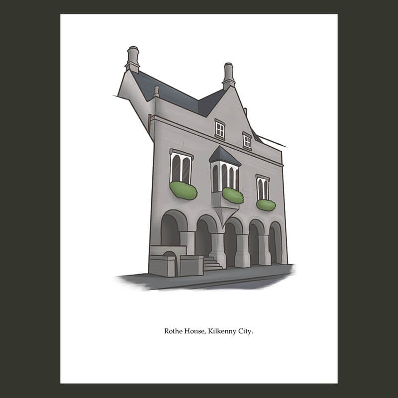 Rothe House Greeting Card, Joe Hollingsworth & OystercatcherTF